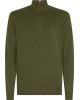 Tommy Hilfiger Organic Cotton Cashmere Zip Sweater MW0MW28049MS2