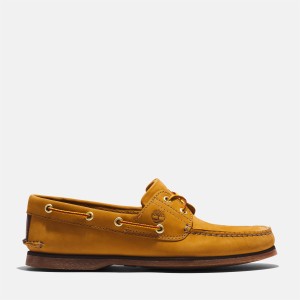 Timberland Ανδρικά Ιστιοπλοϊκά Παπούτσια Κίτρινα