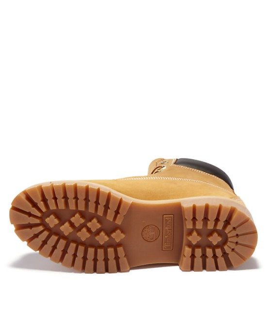 Timberland Ανδρικά Δερμάτινα Παπούτσια TB010061713 Κίτρινο