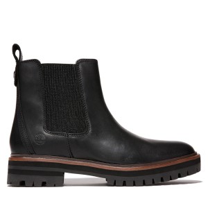 Timberland Black Leather Boot Black