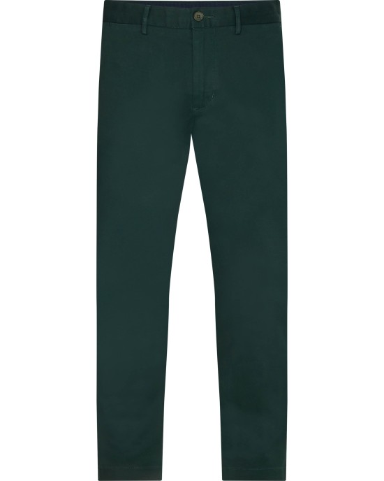Tommy Hilfiger Παντελόνι Υφασμάτινο Σκούρο Πράσινο (MW0MW26619)