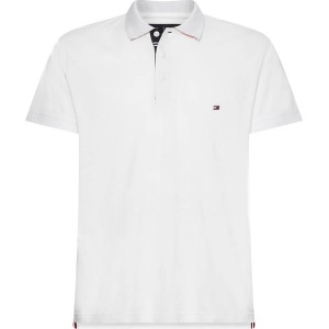 Tommy Hilfiger Polo Shirt Contrast Placket White 24596