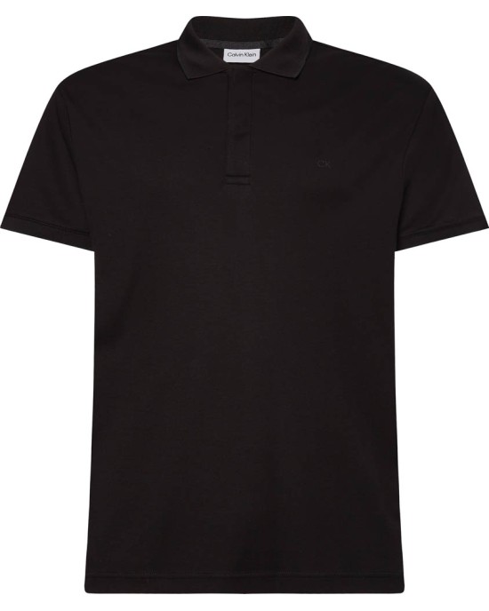 Calvin Klein Liquid Touch Comfort Polo Μπλούζα Μαύρη K108722 Calvin Klein Liquid Touch Comfort Polo Μπλούζα Μαύρη K108722