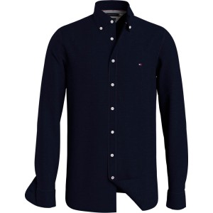 Tommy Hilfiger Linen Shirt Navy Blue 23147