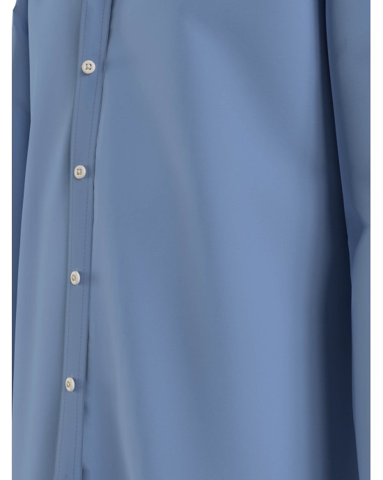 Tommy Hilfiger Natural Light Shirt Blue Solid Soft (MW0MW28320) Rf