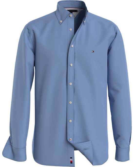 Tommy Hilfiger Natural Soft Solid Rf Shirt Light Blue (MW0MW28320)