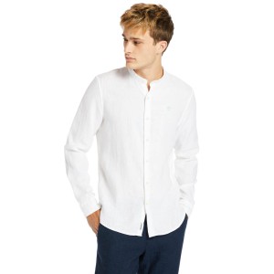 Timberland Linen Shirt TB0A2DC1100 ΅White