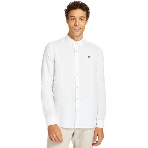 Timberland Linen Shirt TB0A2DC3100 White