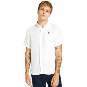 Timberland Linen Shirt TB0A2DCC100 White