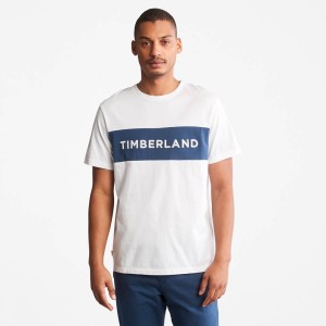 Timberland Branded Linear Tee TB0A26TP100 White