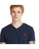 Timberland Ανδρικό T-shirt Μπλέ TB0A2BPT433