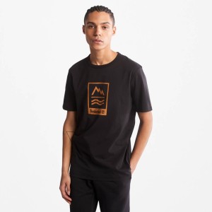 Timberland Front Tee Graphic T-shirt TB0A2ND1001 Black