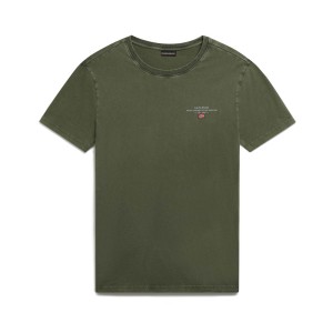 Napapijri T-Shirt Λαδί NA4GBQ